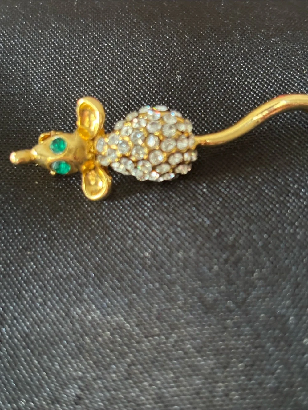 Assorted Gold-Tone Animal Brooches - Owl, Turtle & Mouse Set